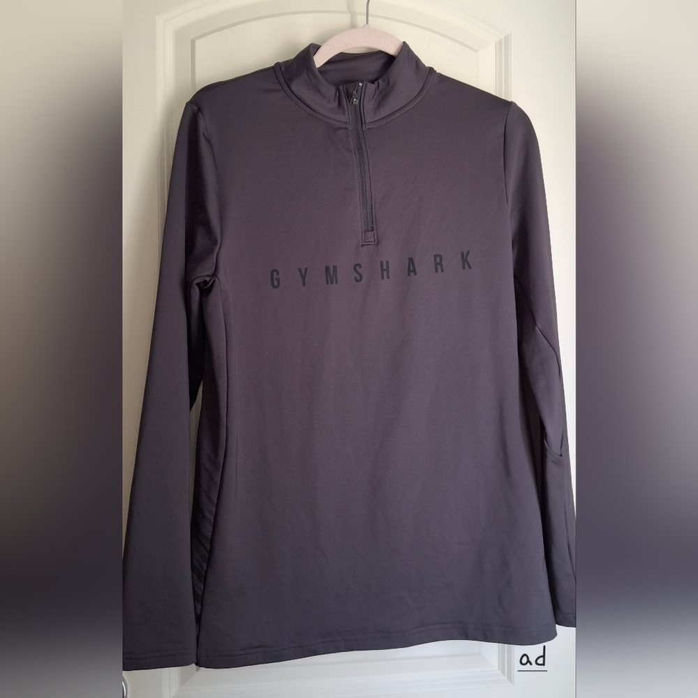 Gymshark Men's Gray Active Top Gym Run Hiking Camping Sz S